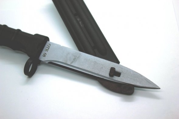 ММГ армейский штык нож АК/АКМ 6Х5 черный (деактивированный)