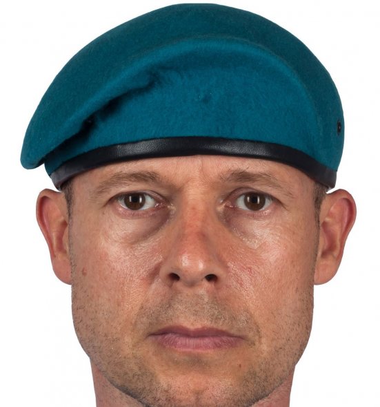 Берет голубой ВДВ бесшовный