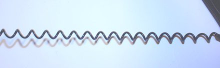 Шнур спираль тренчик черный (арт 05040012)