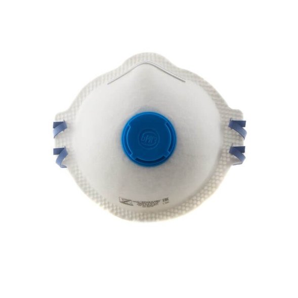 Полумаска фильтрующая для защиты от аэрозолей (Бриз 1104-1k AB) FFP2 NR D