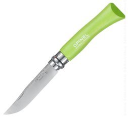 Нож Opinel №7 COLORED зеленый
