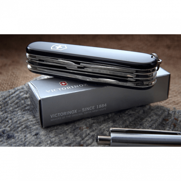 Victorinox Huntsman, 91 мм, 15 функций, черный (1.3713.3)