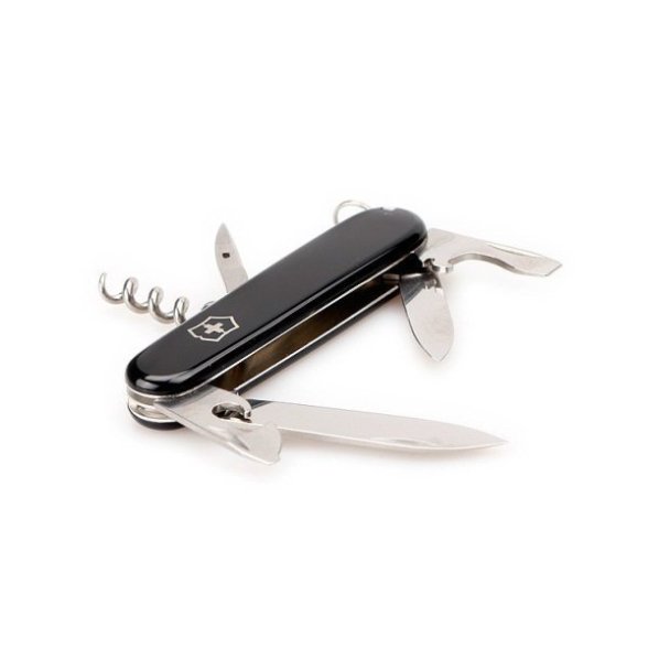 Victorinox Spartan, 91 мм, 12 функций, черный (1.3603.3)