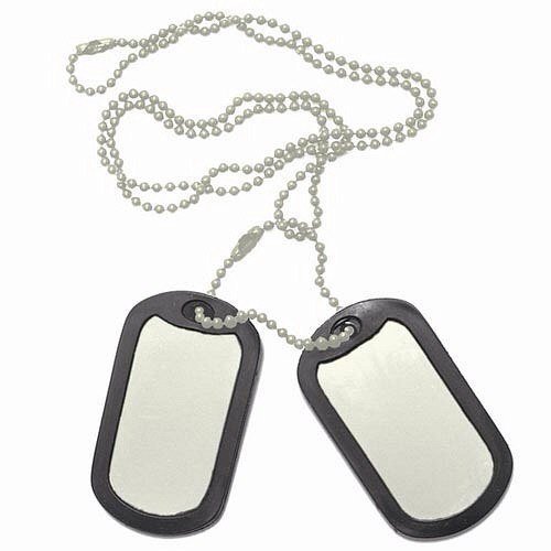 Комплект 2 жетона DogTag и две цепочки оригинал НАТО США