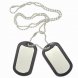 Комплект 2 жетона DogTag и две цепочки оригинал НАТО США
