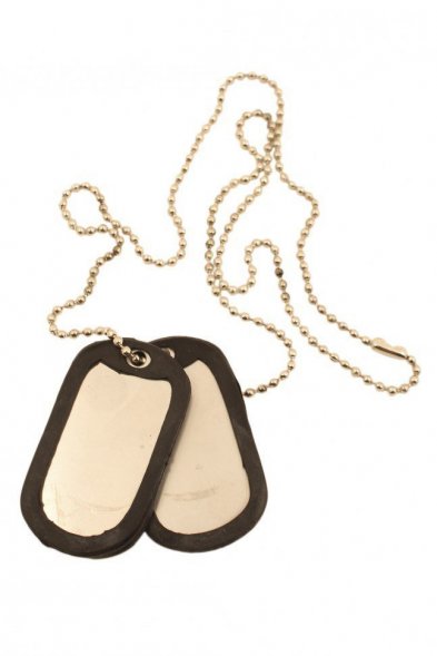 Комплект 2 жетона DogTag и две цепочки оригинал НАТО США