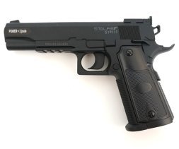 Пистолет пневматический S1911T (аналог &quot;Colt 1911&quot;) 4,5мм, пластик, 120 м/с, черный