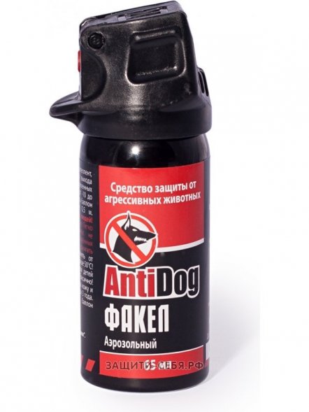 Баллончик газовый AntiDog (Факел)