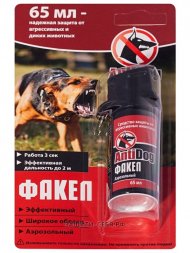 Баллончик газовый AntiDog (Факел)