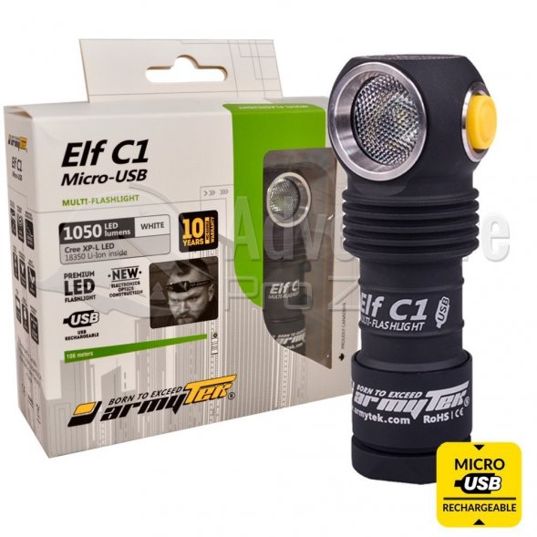 Фонарь Armytek Armytek Elf C1 XP-L Micro-USB + 18350