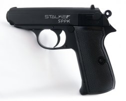 Пистолет пневматический Stalker SPPK (аналог &quot;Walther ppk/s&quot;) 4,5мм, металл, 120 м/с, черный