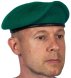 Берет пограничный зеленый бесшовный