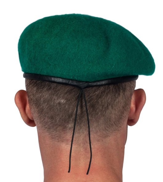 Берет пограничный зеленый бесшовный