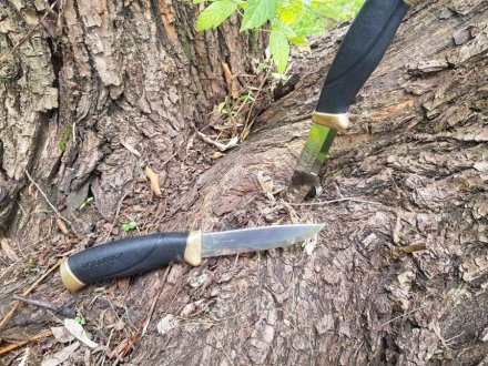 Нож MORAKNIV COMPANION RUSSIAN EXCLUSIVE BLACK-GOLD, нержавеющая сталь