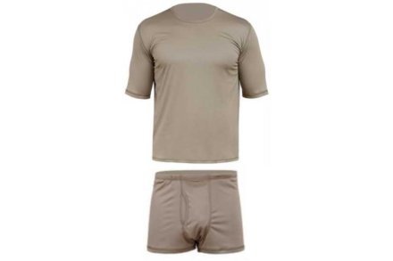 Белье нательное короткое (футболка и трусы) армейское уставное, слой 1