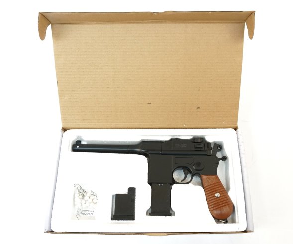 Страйкбольный пистолет Stalker SA96M Spring (аналог Mauser C96), к.6мм, до 80м/с