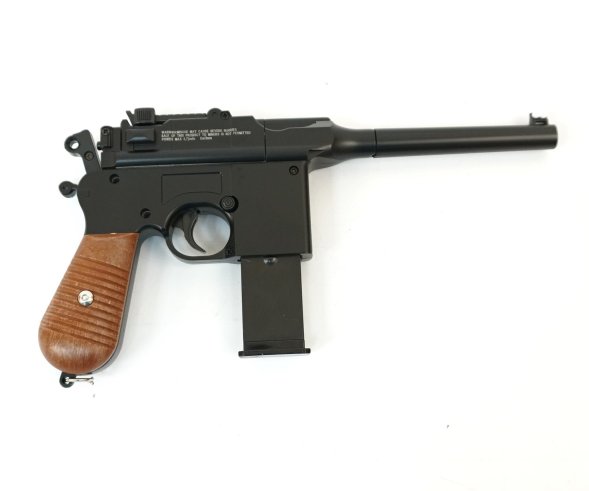 Страйкбольный пистолет Stalker SA96M Spring (аналог Mauser C96), к.6мм, до 80м/с