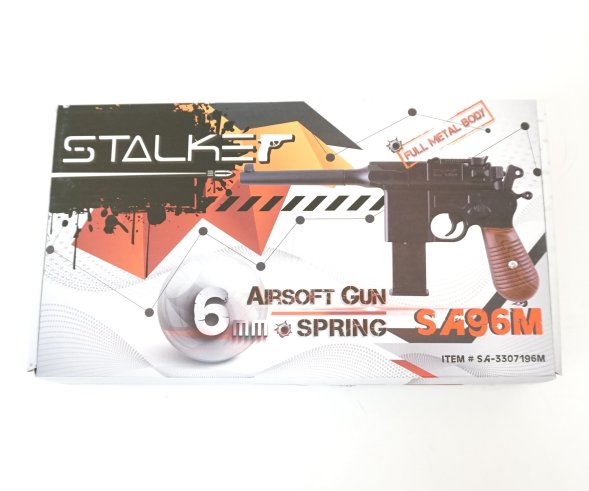 Страйкбольный пистолет Stalker SA96M Spring (аналог Mauser C96), к.6мм, до 80м/с