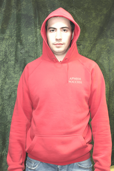 Толстовка спортивная красная