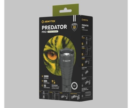 Фонарь Armytek Predator Pro Magnet USB