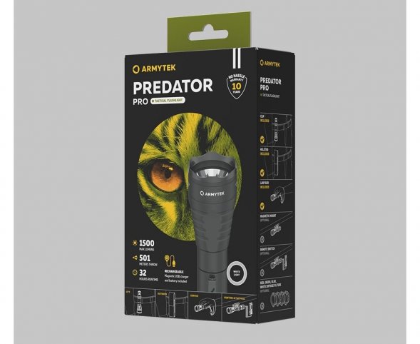 Фонарь Armytek Predator Pro Magnet USB