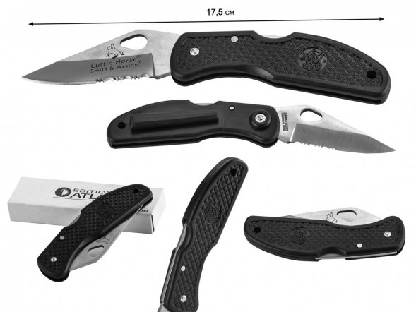 Нож Smith &amp; Wesson CH001SER Cuttin Horse