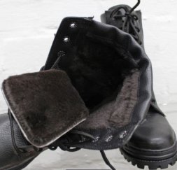 Берцы модель 7702 нат кожа (иск.мех)