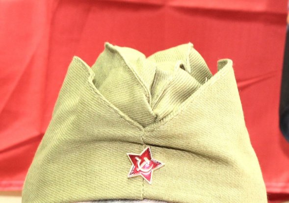 Пилотка солдатская х.б со звездой (Самара)