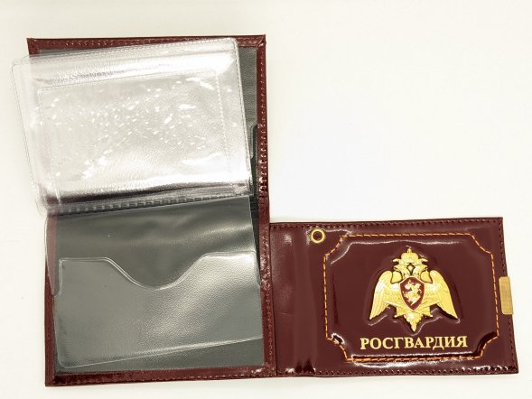 Обложка для водительских документов с жетоном