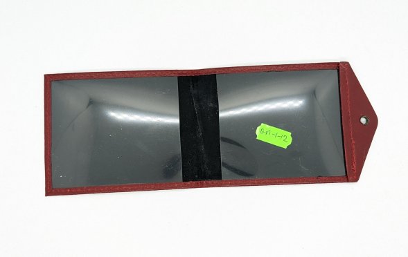 Обложка для удостоверения бордовая нат. кожа