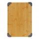 SATOSHI Доска разделочная бамбук, углы силикон, 35х25х1,5см